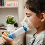 Asma niño inhalador
